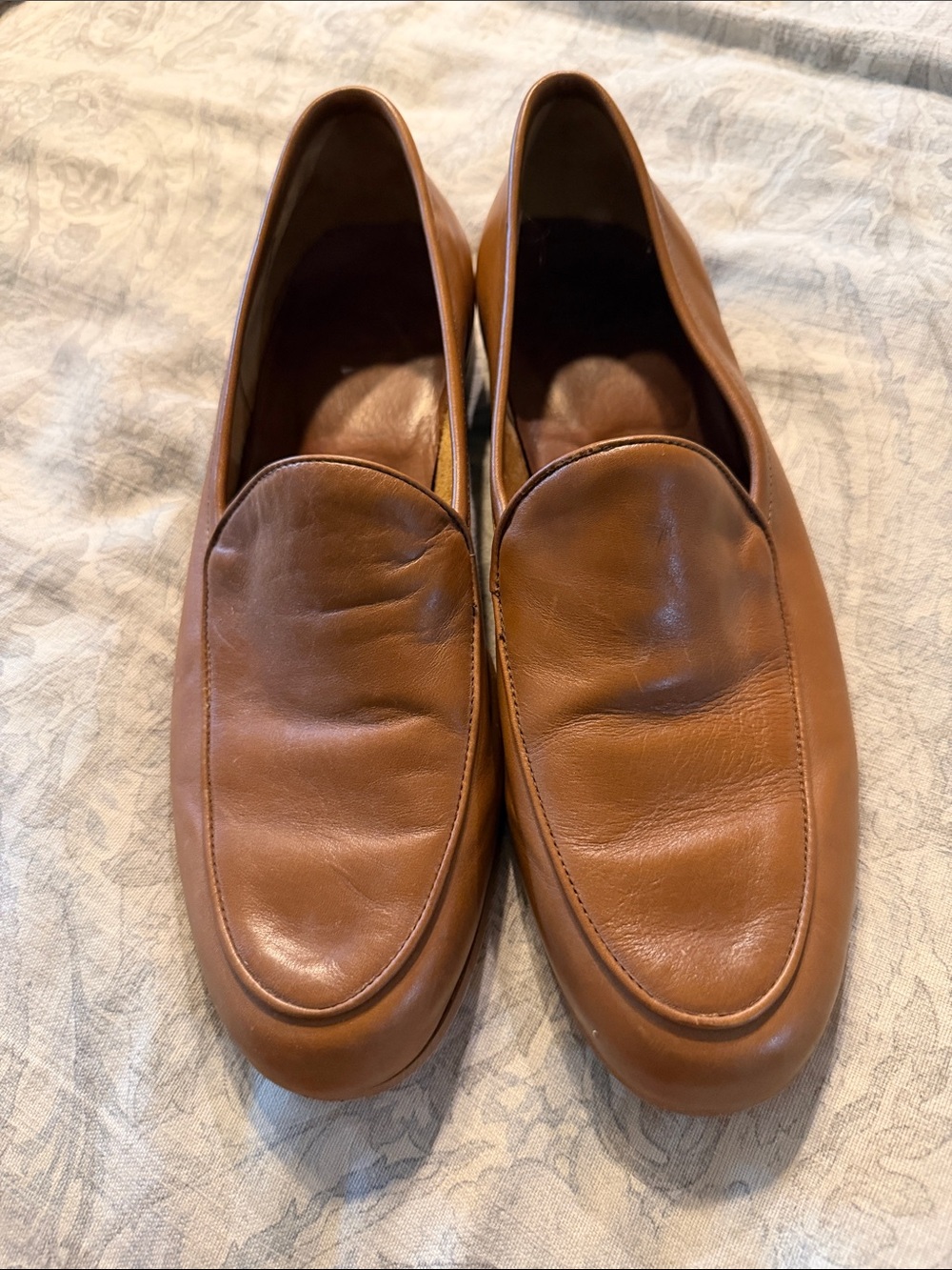 Saks Fifth Avenue Men's Leather Slip-On Loafers in Tan